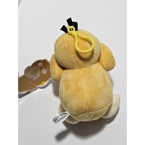 Vintage Pokemon Psyduck Plush 5" Yellow Clip-on Stuffed Animal Small Toy Rare - Picture 9 of 10